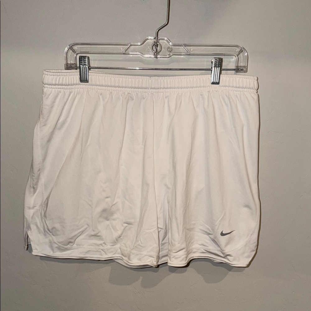 Nike White DryFit Athletic Shorts